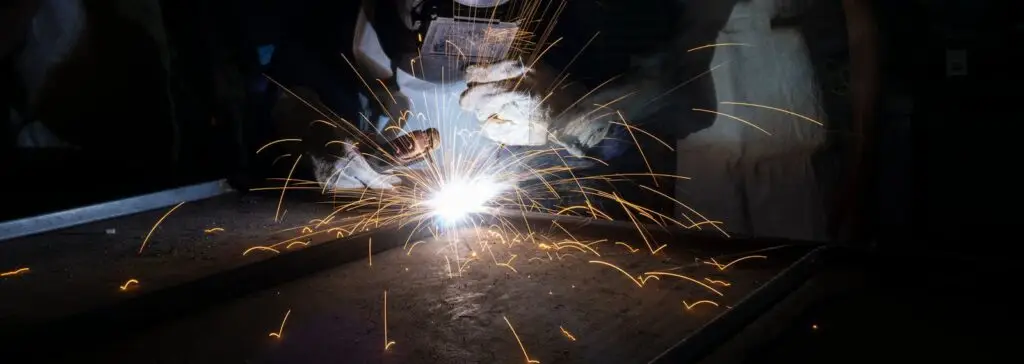 Photo of a Welder at Work